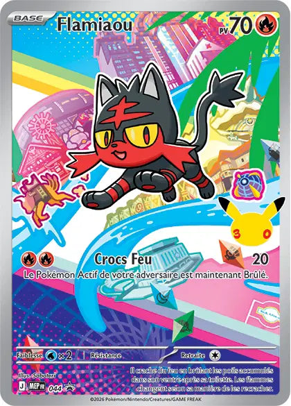 Flamiaou (MEP 044) - Promo Méga-Évolution - Carte Pokémon