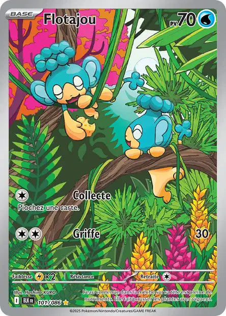 Flotajou (BLK 101/086) - Foudre Noire - Carte Pokémon EV10.5