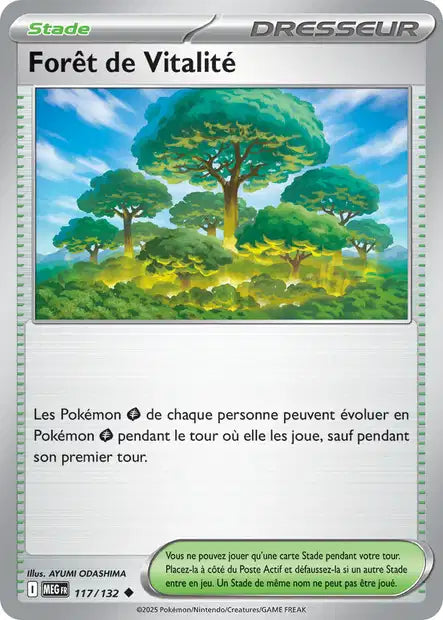 Forêt de Vitalité (MEG 117/132) - Méga-Évolutions - Carte Pokémon ME01