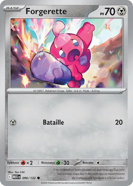 Forgerette (MEG 096/132) - Méga-Évolutions - Carte Pokémon ME01