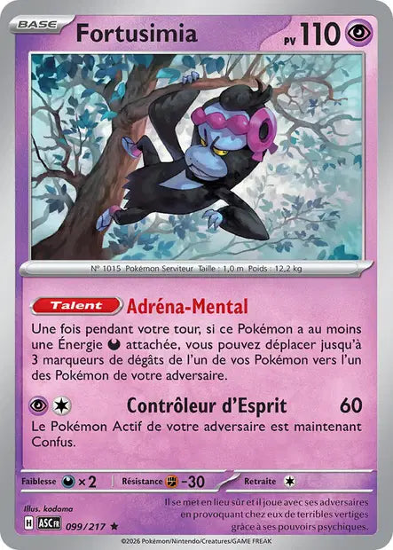 Fortusimia (ASC 099/217) - ME02.5 Héros Transcendants - Carte Pokémon