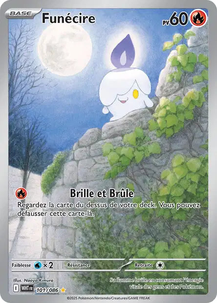 Funécire (WHT 101/086) - Flamme Blanche - Carte Pokémon EV10.5