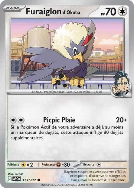 Furaiglon d'Okuba (ASC 173/217) - ME02.5 Héros Transcendants - Carte Pokémon - DracauGames