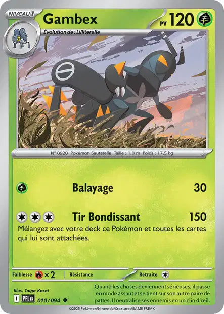 Gambex (PFL 010/094) - ME02 Flammes Fantasmagoriques - Carte Pokémon