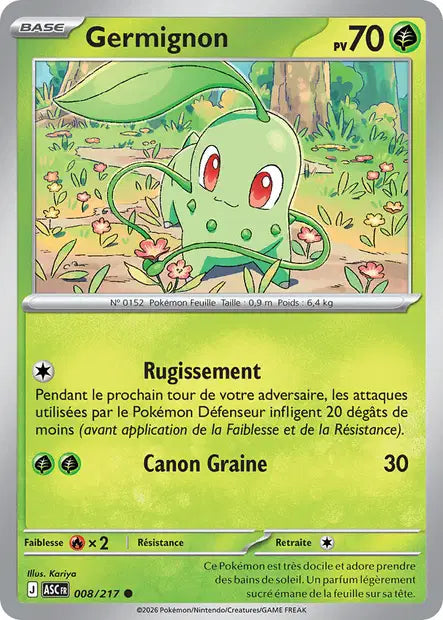 Germignon (ASC 008/217) - ME02.5 Héros Transcendants - Carte Pokémon - DracauGames