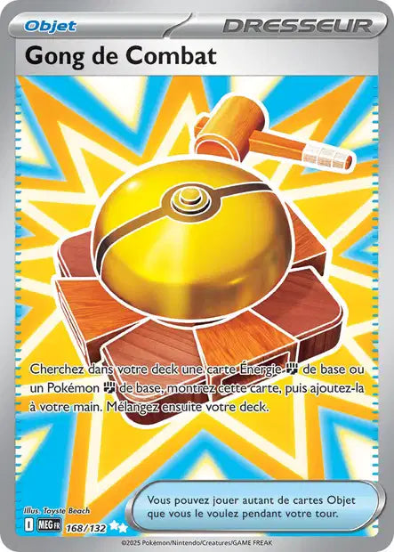 Gong de Combat (MEG 168/132) - Méga-Évolutions - Carte Pokémon ME01