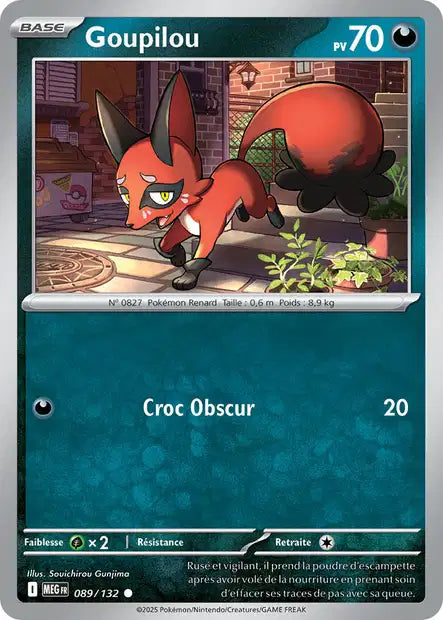 Goupilou (MEG 089/132) - Méga-Évolutions - Carte Pokémon ME01