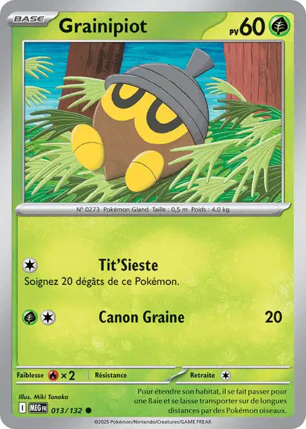 Grainipiot (MEG 013/132) - Méga-Évolutions - Carte Pokémon ME01