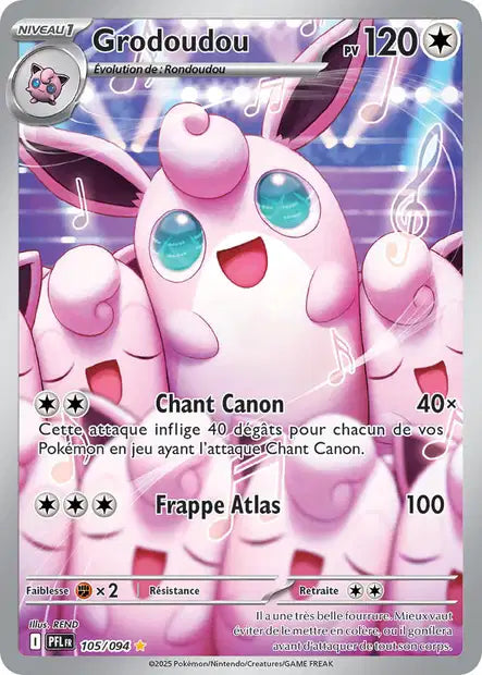 Grodoudou (PFL 105/094) - ME02 Flammes Fantasmagoriques - Carte Pokémon