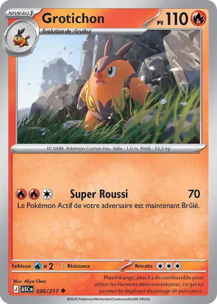 Grotichon (ASC 030/217) - ME02.5 Héros Transcendants - Carte Pokémon