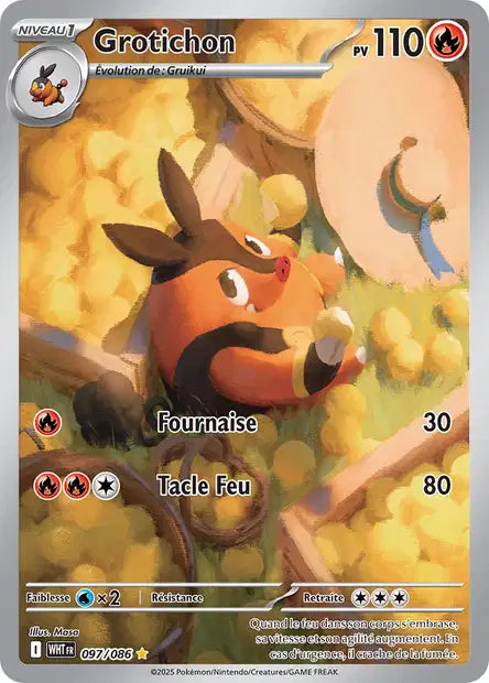 Grotichon (WHT 097/086) - Flamme Blanche - Carte Pokémon EV10.5