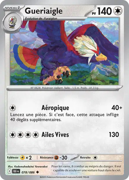 Gueriaigle (BLK 078) - Foudre Noire - Carte Pokémon EV10.5