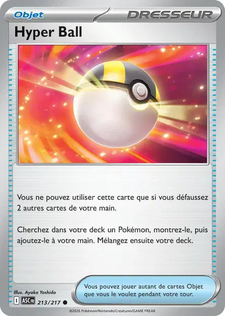 Hyper Ball (ASC 213/217) - ME02.5 Héros Transcendants - Carte Pokémon