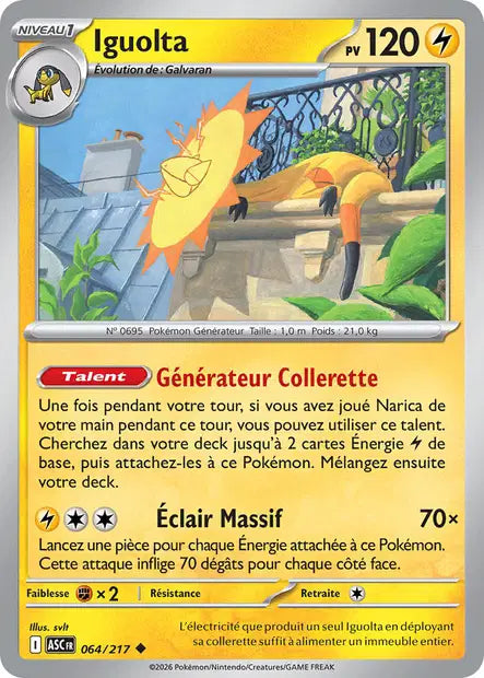 Iguolta (ASC 064/217) - ME02.5 Héros Transcendants - Carte Pokémon