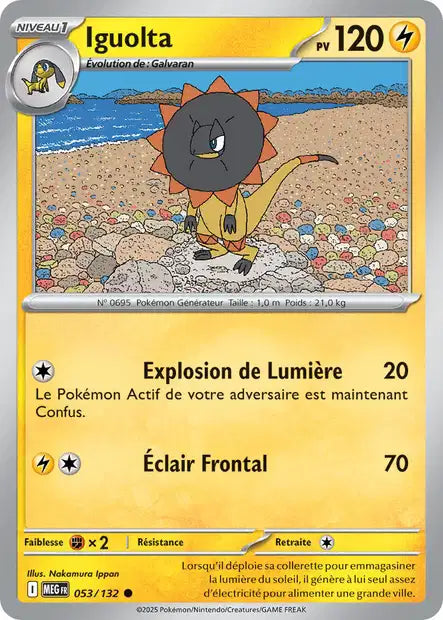 Iguolta (MEG 053/132) - Méga-Évolutions - Carte Pokémon ME01