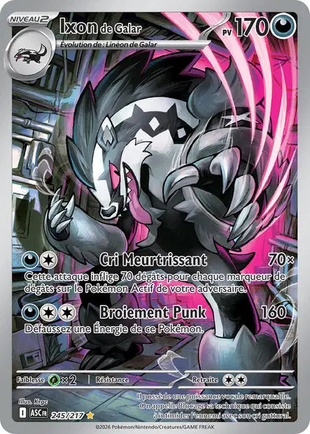 Ixon de Galar (ASC 245/217) - ME02.5 Héros Transcendants - Carte Pokémon