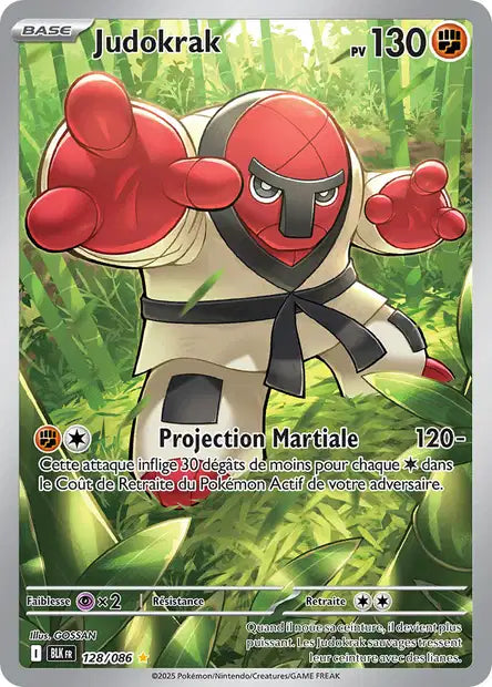Judokrak (BLK 128/086) - Foudre Noire - Carte Pokémon EV10.5
