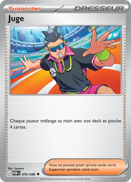 Juge (POR 076/088) - ME03 Équilibre Parfait - Carte Pokémon
