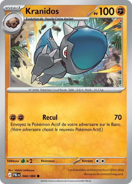 Pokémon - ME05 Nuit Noire - Kranidos (PBL 044/084)