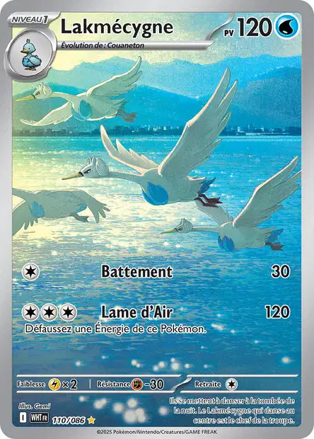Lakmécygne (WHT 110/086) - Flamme Blanche - Carte Pokémon EV10.5