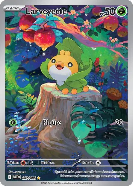 Larveyette (WHT 087/086) - Flamme Blanche - Carte Pokémon EV10.5