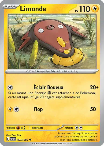 Limonde (WHT 035/086) - Flamme Blanche - Carte Pokémon EV10.5