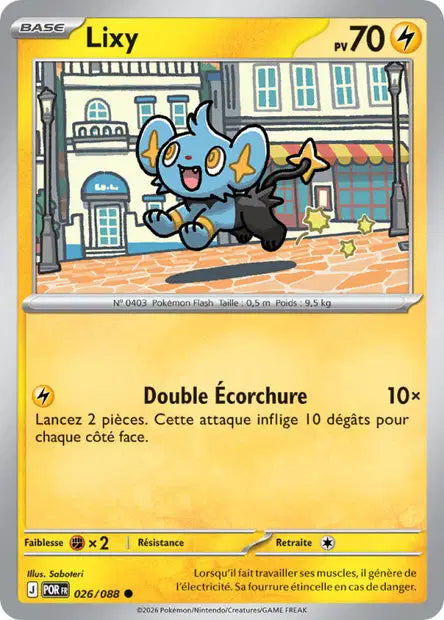 Lixy (POR 026/088) - ME03 Équilibre Parfait - Carte Pokémon