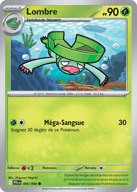 Lombre (PFL 006/094) - ME02 Flammes Fantasmagoriques - Carte Pokémon