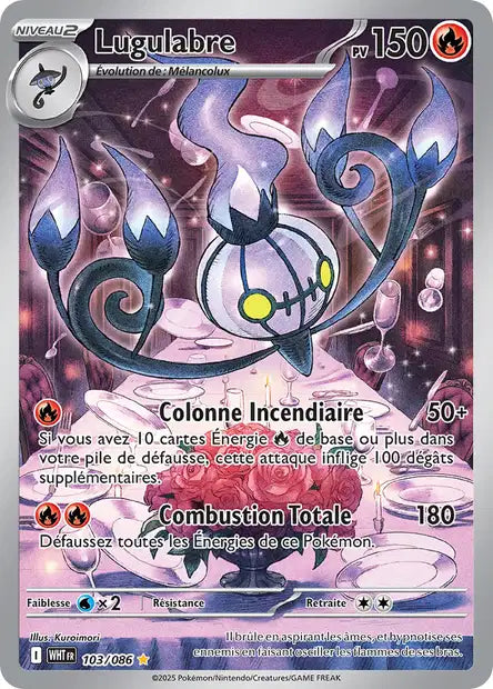 Lugulabre (WHT 103/086) - Flamme Blanche - Carte Pokémon EV10.5