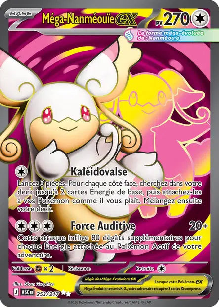 Mega Nanméouïe ex (ASC 253/217) - ME02.5 Héros Transcendants - Carte Pokémon