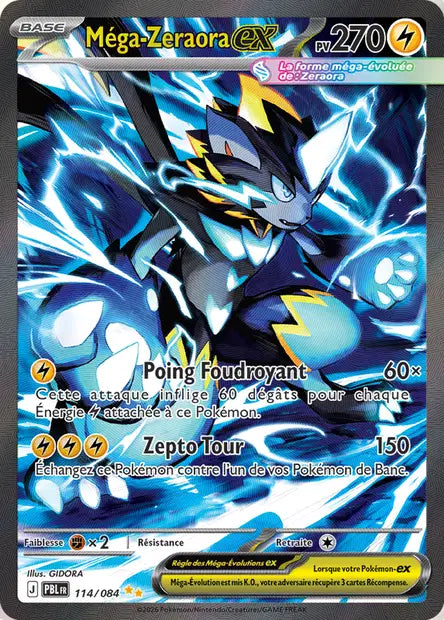 Pokémon - ME05 Nuit Noire - Mega Zeraora ex (PBL 114/084)