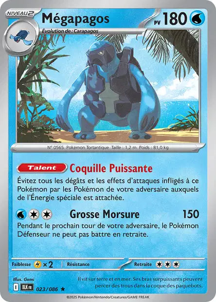 Mégapagos (BLK 023) - Foudre Noire - Carte Pokémon EV10.5