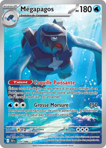 Mégapagos (BLK 107/086) - Foudre Noire - Carte Pokémon EV10.5