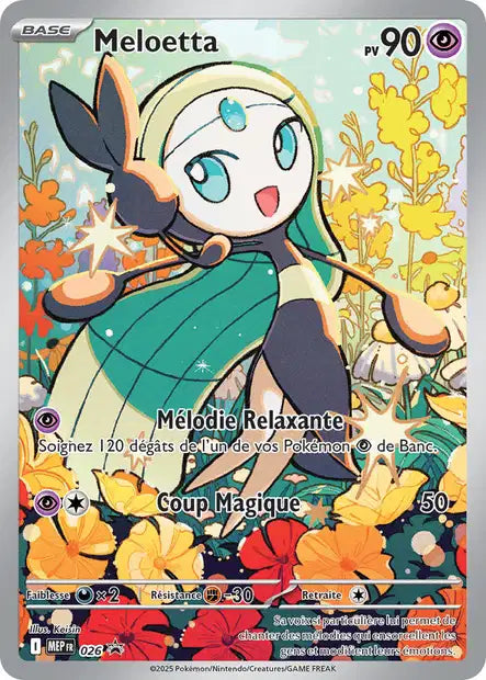 Meloetta (MEP 026) - Promo Méga-Évolution - Carte Pokémon