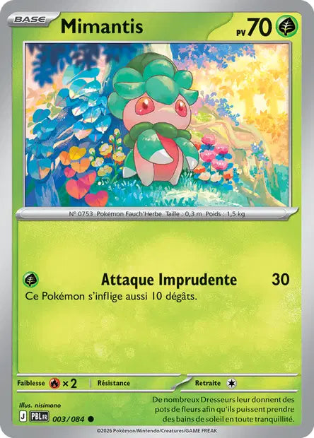 Pokémon - ME05 Nuit Noire - Mimantis (PBL 003/084)