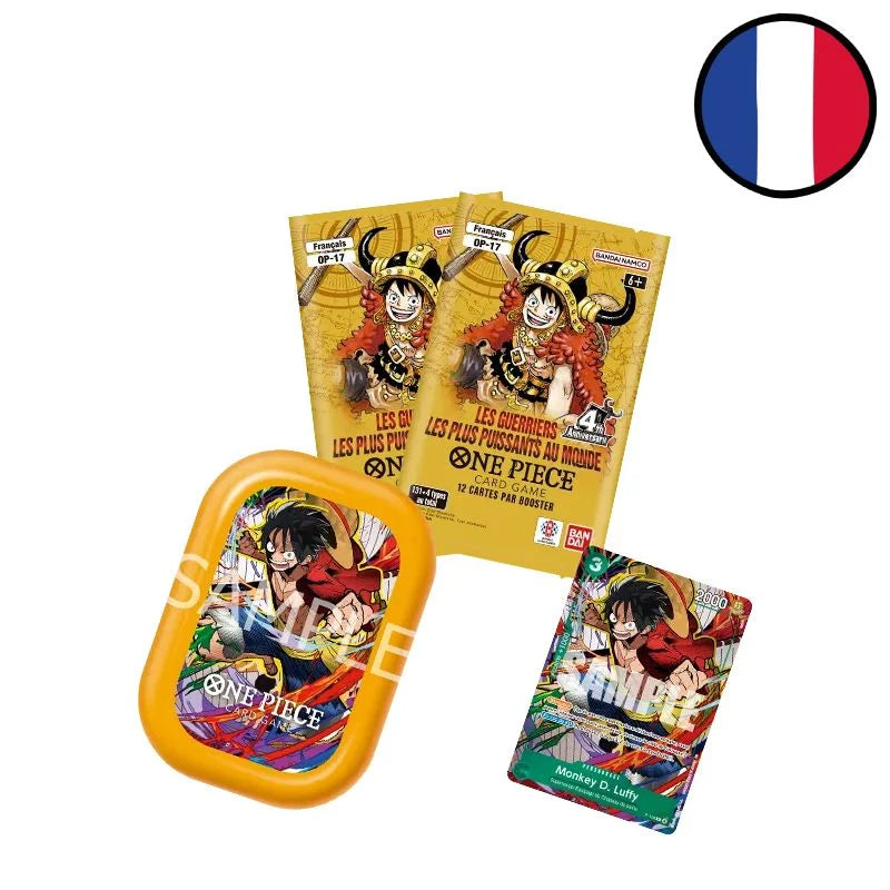One Piece - Mini Tin Pack Set Vol.3 TS-03 : Monkey D. Luffy V2 - FR