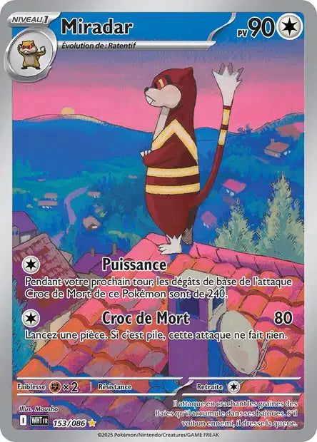 Miradar (WHT 153/086) - Flamme Blanche - Carte Pokémon EV10.5