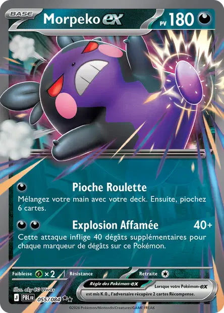 Pokémon - ME05 Nuit Noire - Morpeko ex (PBL 055/084)