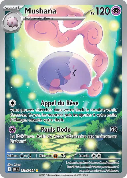 Mushana (BLK 117/086) - Foudre Noire - Carte Pokémon EV10.5