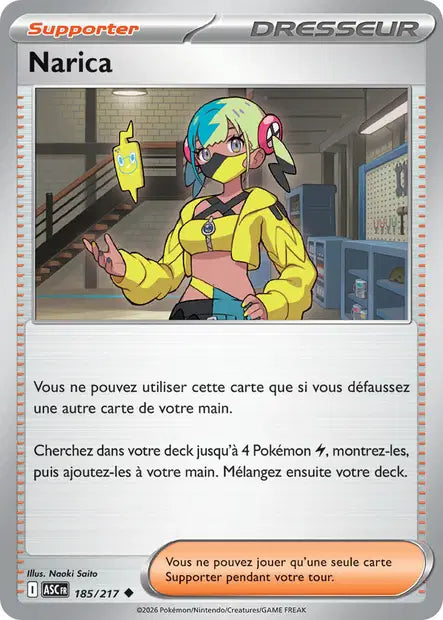 Narica (ASC 185/217) - ME02.5 Héros Transcendants - Carte Pokémon