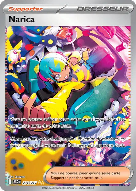 Narica (ASC 291/217) - ME02.5 Héros Transcendants - Carte Pokémon
