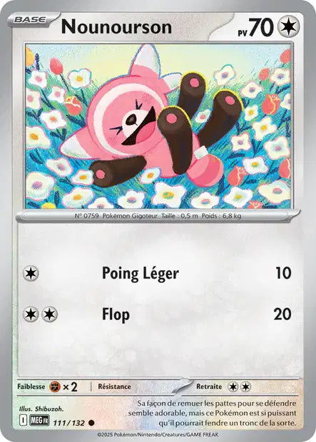 Nounourson (MEG 111/132) - Méga-Évolutions - Carte Pokémon ME01