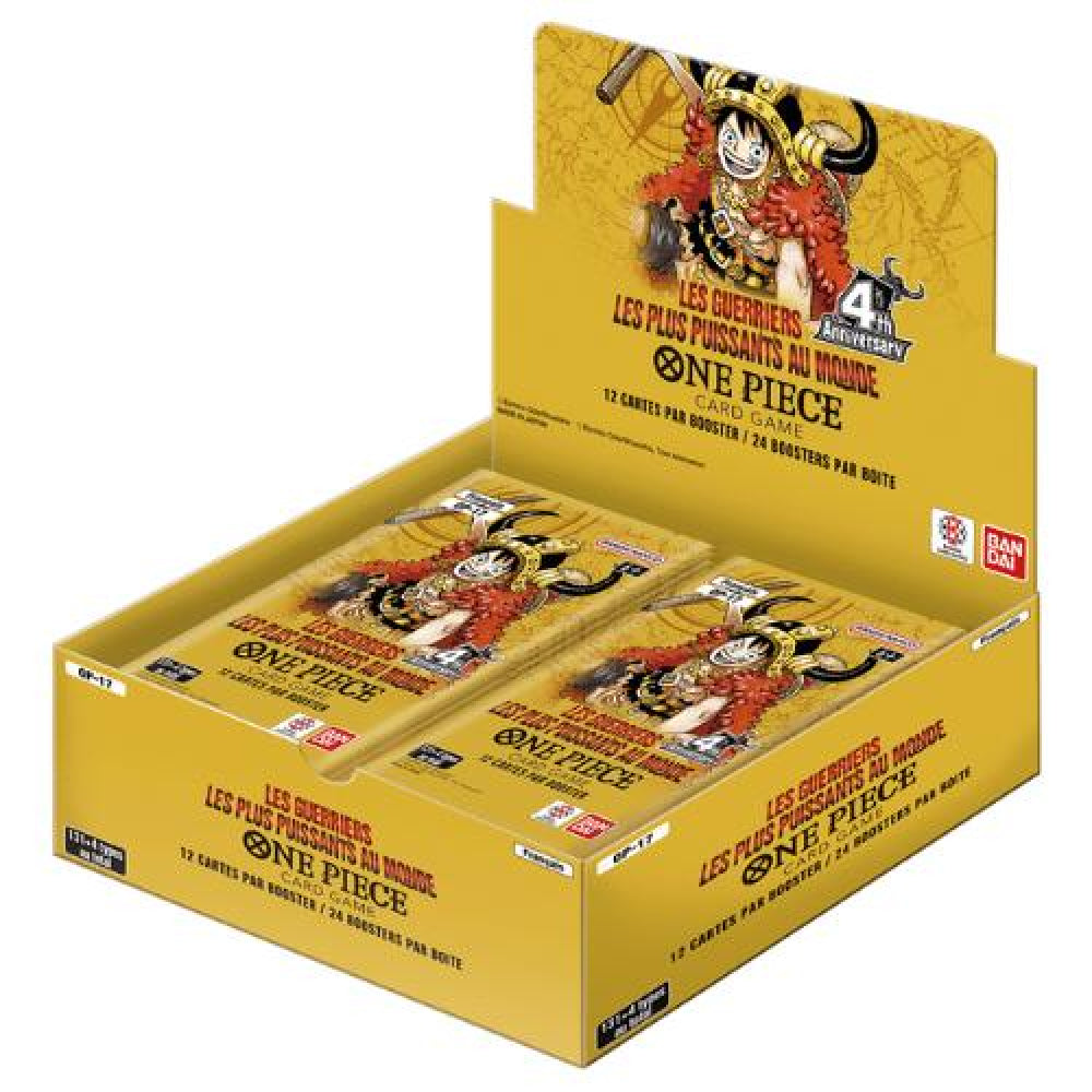 One Piece - Display 24 boosters OP17 : Les Guerriers les plus puissants au Monde