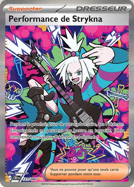 Performance de Strykna (CRI 121/086) - ME04 Chaos Ascendant - Carte Pokémon