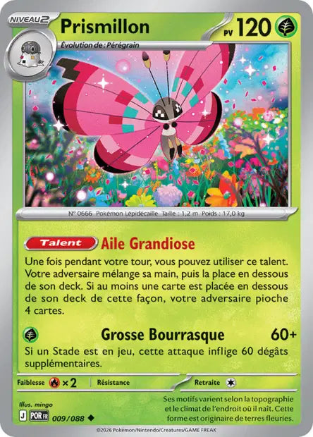 Prismillon (POR 009/088) - ME03 Équilibre Parfait - Carte Pokémon