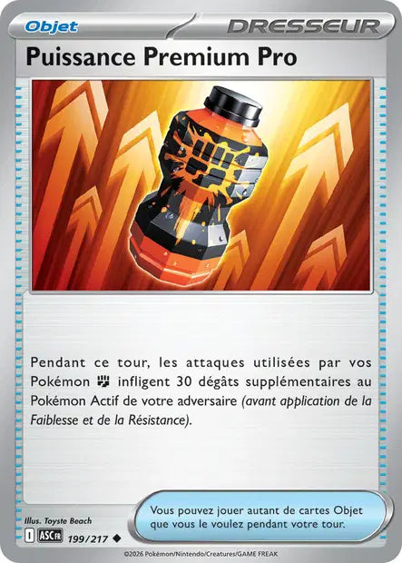 Puissance Premium Pro (ASC 199/217) - ME02.5 Héros Transcendants - Carte Pokémon
