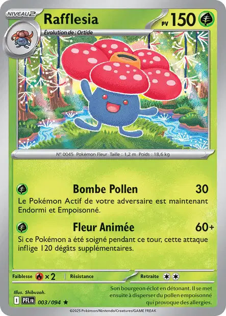 Rafflesia (PFL 003/094) - ME02 Flammes Fantasmagoriques - Carte Pokémon