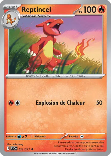 Reptincel (ASC 021/217) - ME02.5 Héros Transcendants - Carte Pokémon