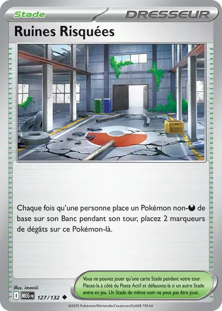 Ruines Risquées (MEG 127/132) - Méga-Évolutions - Carte Pokémon ME01