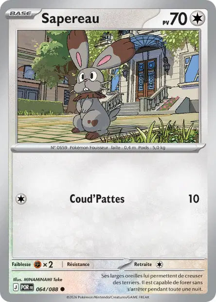 Sapereau (POR 064/088) - ME03 Équilibre Parfait - Carte Pokémon